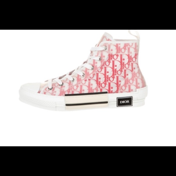 Dior Other - DIOR MEN B23 Oblique Sneakers High Top Sneakers Rare Red Colors